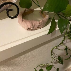 Headbands- 4/20 or 2/10! Pink and White Herringbone Headband